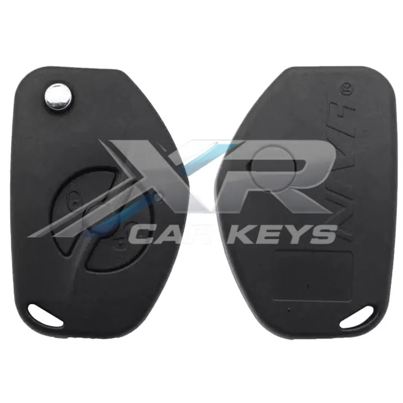 

2 Buttons Flip Folding Key Case Replacement Car Accessories Remote Key Shell for Lada Vesta Niva Grante