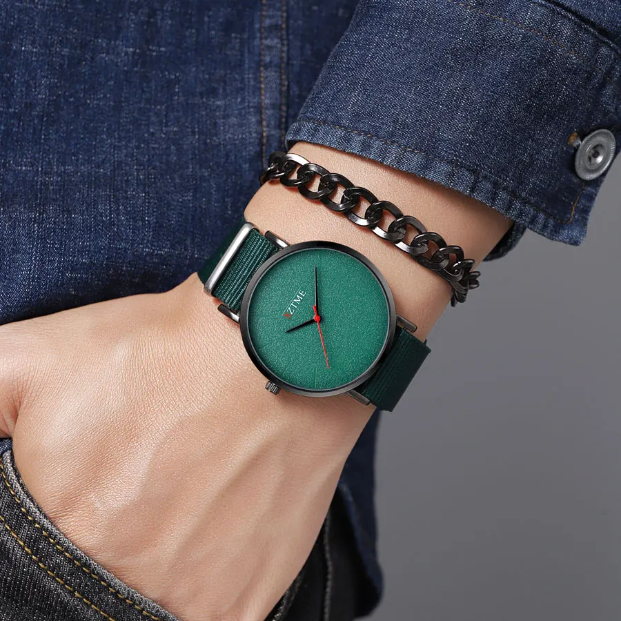 

Британские модные ультратонкие мужские часы, спортивные простые повседневные белые нейлоновые ремешки для мужчин и женщин, кварцевые часы