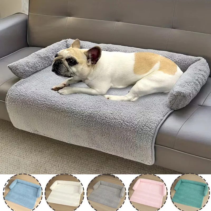 

1Pc Premium Large Dog Bed Winter Warm Large Pet Products Small Sofa Thickened Dog Mattress Pet Supplies Dog Beds for Large Dogs