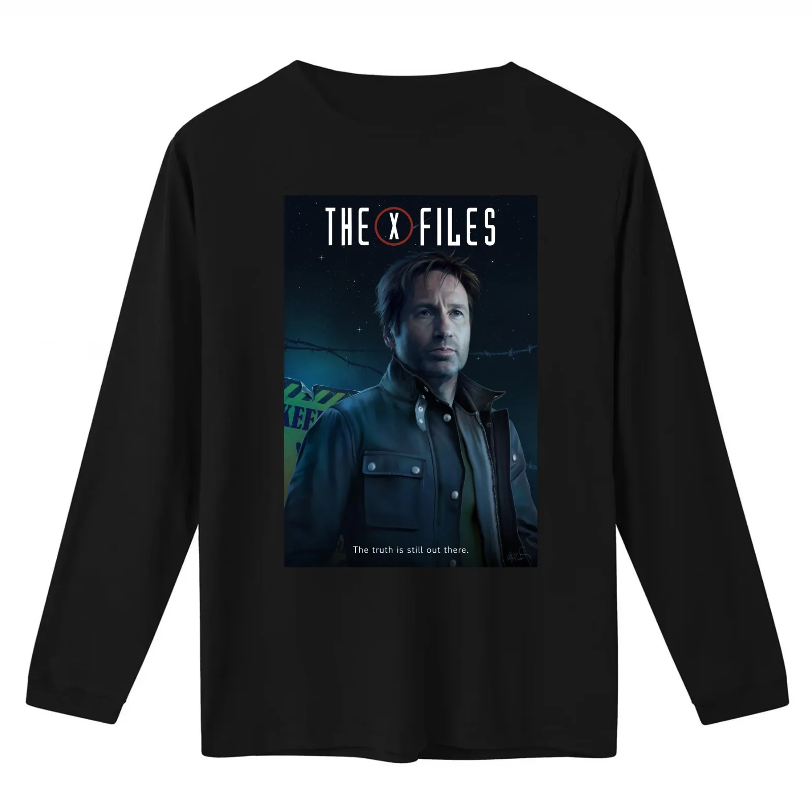 Mulder individual poster n°3 T-Shirt Summer Casual Cotton Tee Oversized Streetwear Tops Vintage Graphic Print 100% Cotton
