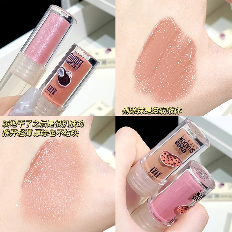 Brilliant Diamonds Liquid Eyeshadow Matte Shimmer Silky Touch Eye Makeup Long-wear Water-based Eyeshadow Korean Style Cosmetics