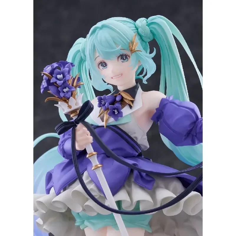 Hatsune Miku Birthday Party 2024 Flower Scenery Cartoon Handmade Peripheral Anime Desktop Decoration Doll Model Birthday Gift