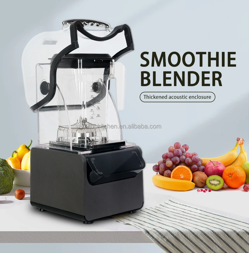 Heavy Duty Blender, 1800W 1.5L Heating Smoothie Mixer, High Speed LED Display Processor, Japanese Stainless Steel Blades