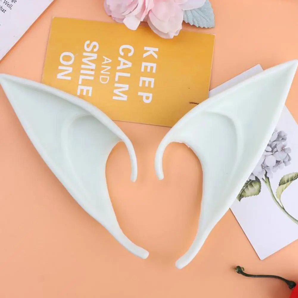 Soft Latex Elf Ears Adorable Soft Latex Elf Ears Cosplay Accessories for Halloween Christmas Parties Anime Dress Up Elf Ears