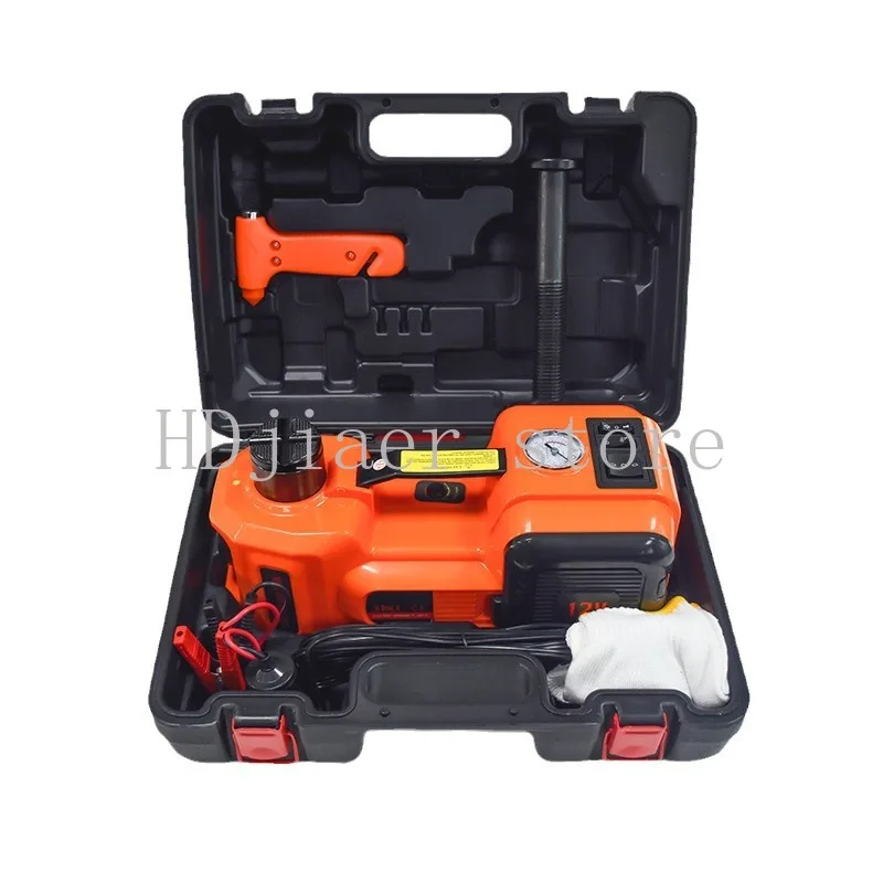 

12V Car-mounted Must-have: 3-in-1 Tire-changing Tool with Electric Hydraulic Jack + Off-road Air Compressor
