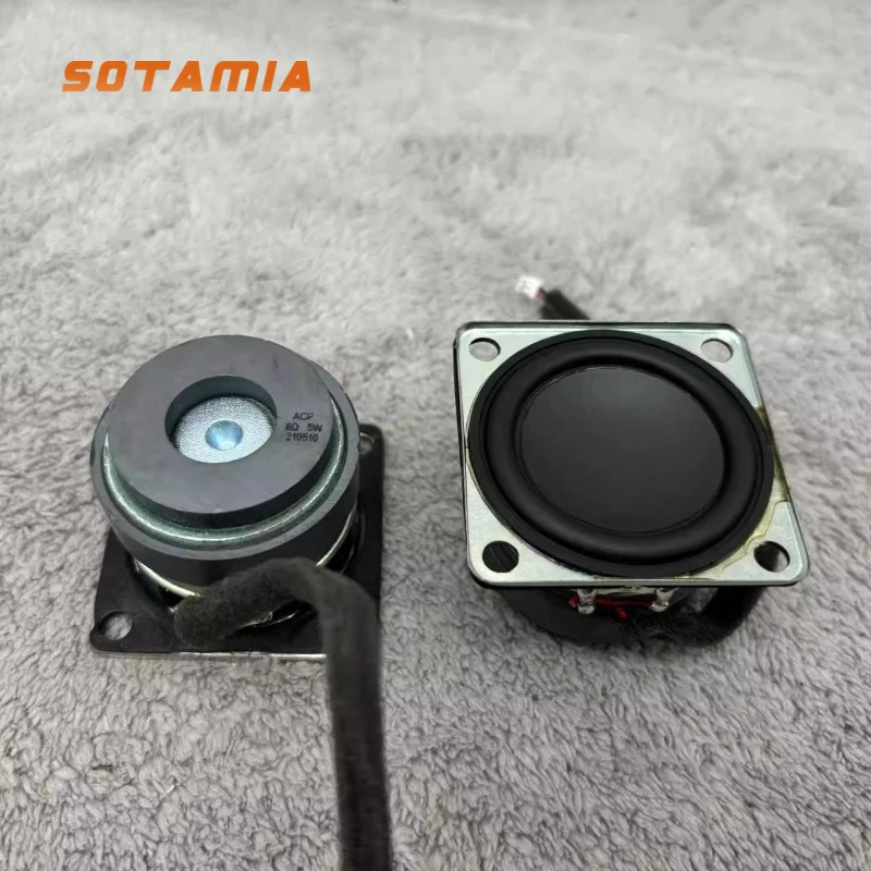 ลำโพง SOTAMIA 2 ตัว ขนาด 2 นิ้ว ฟูลเรนจ์ 6 โอห์ม 20 วัตต์ คุณภาพระดับ Fever แม่เหล็กคู่ ลำโพงบลูทูธ สำหรับโฮมเธียเตอร์