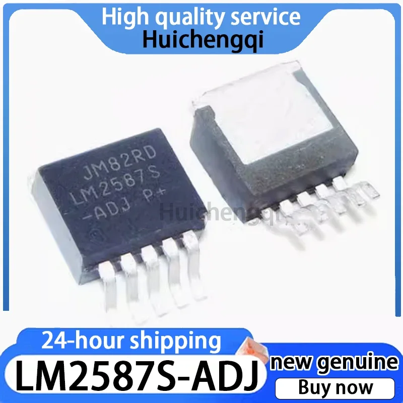 2PCS Genuine LM2587S-ADJ Package TO-263 5A Adjustable Switch Mode Voltage Regulator