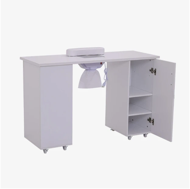 &c Wholesale White Nail Salon Table Modern Multi Drawer Nail Table With Vacuum Cleanersliding  Workbench