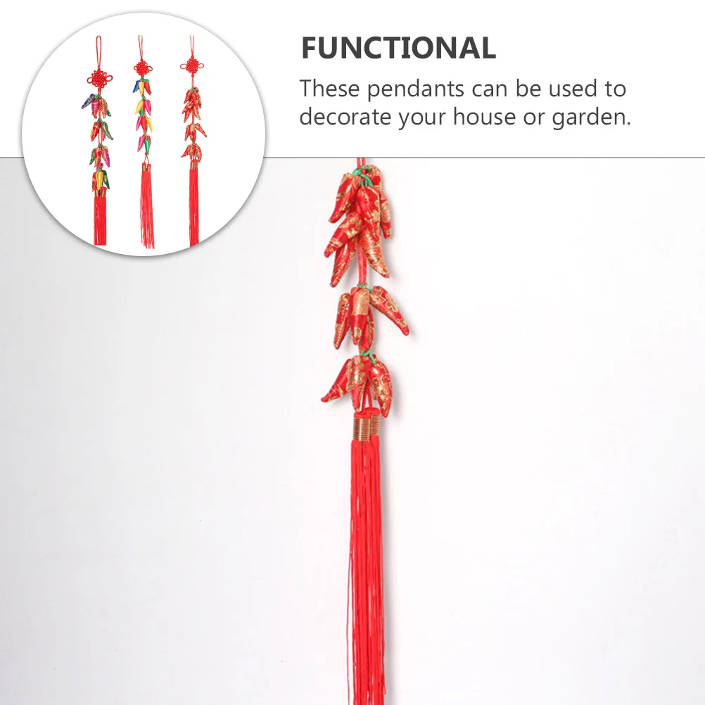 Bunter Pfeffer-Anhänger, chinesisches Neujahr, Dekor, zum Aufhängen, Festival-Zubehör, Hochzeitsfeier, Bühnendekoration, Hausgarten-Licht