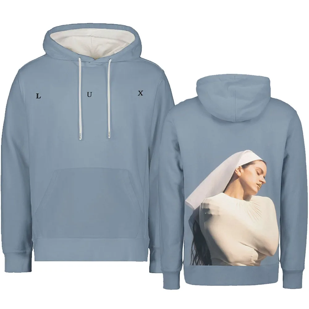 Rosalía LUX PHOTO HOODIE Rosalia moda cantante gráfico estampado 3D sudaderas de manga larga suelta Hombre Sudaderas invierno cálido Sudadera con capucha