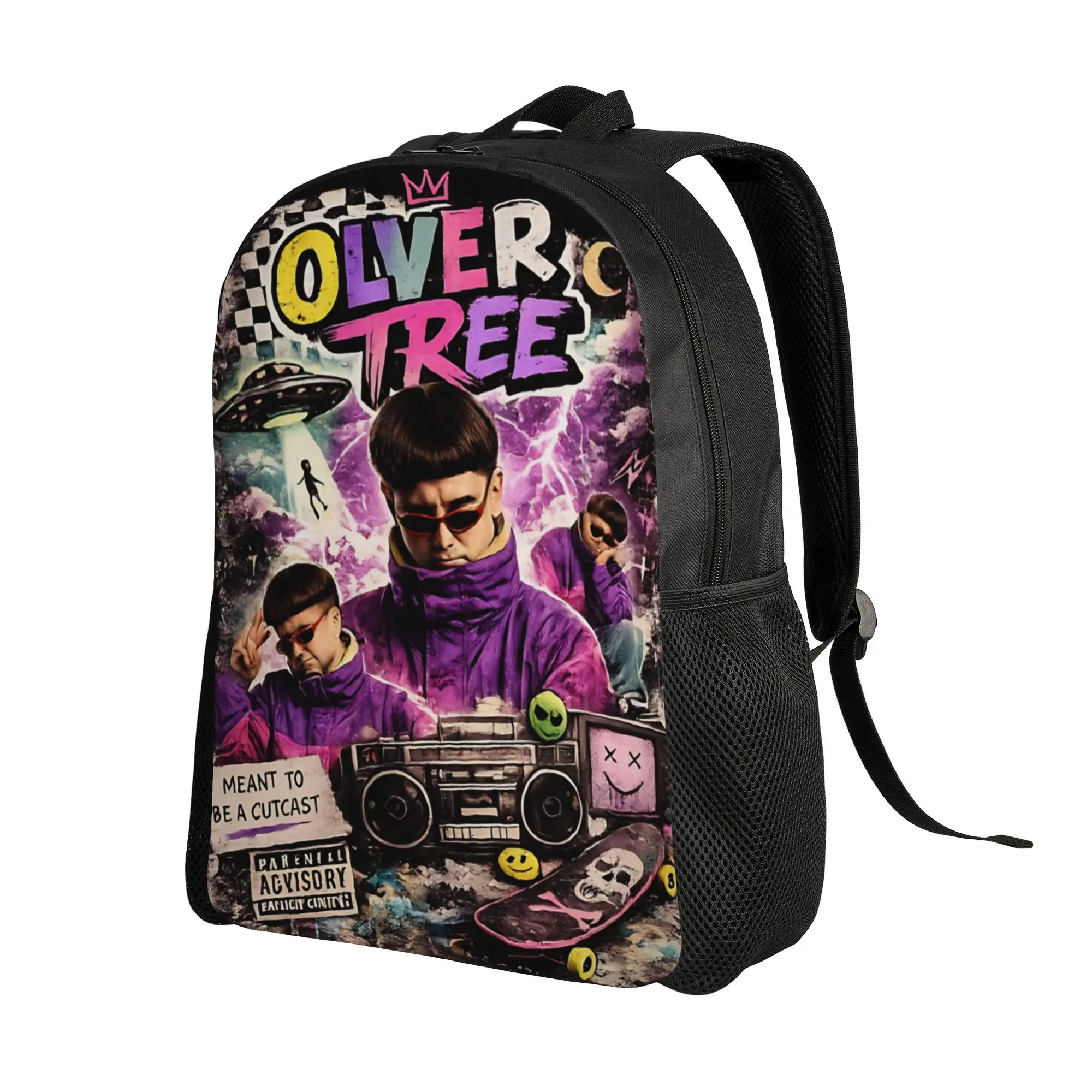 Oliver Tree American Singer Rapper Backpack for Men Women Cool Student Hiking Travel Daypack Laptop Computer Shoulder Bag Sports