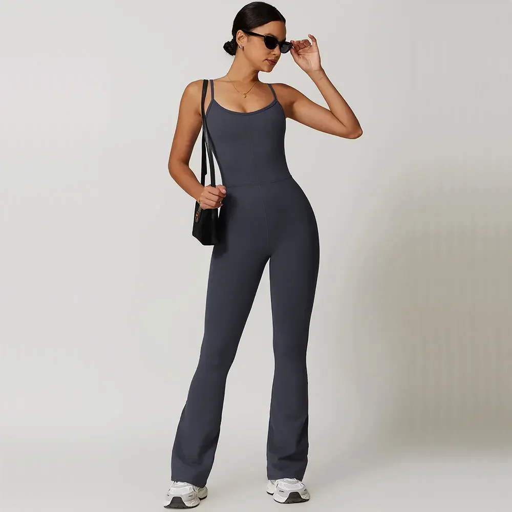 Women's Clothes Yoga Set Jumpsuits Backless One Piece Fitness Rompers Sleeveless  Sportswear Gym Suit Sports Workout Tracksuit