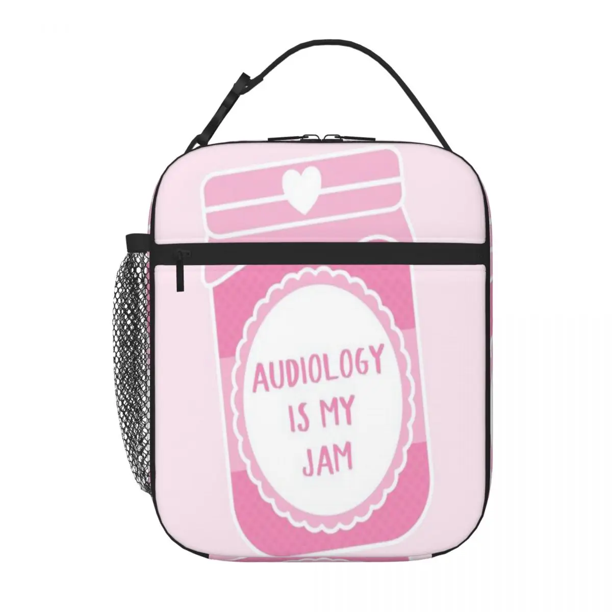 Bestselling Audiology Is My Jam Patchwork Cooler Tote Office Break Insulated Lunch Pouch