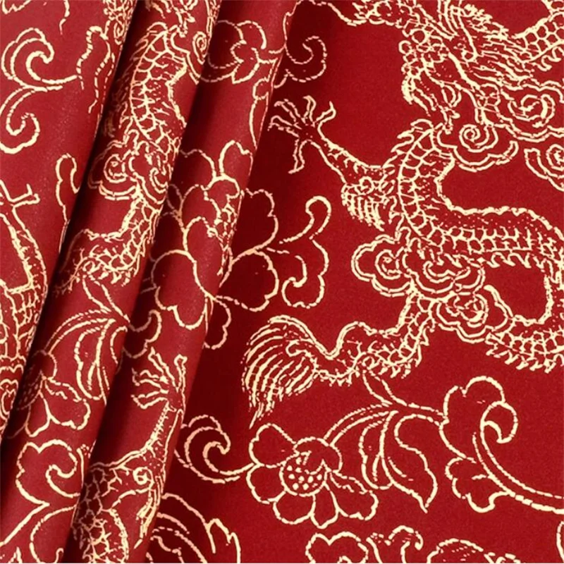 self-adhesive wallpaper Xiangyun Hotel restaurant stickers hotel red wall stickers New Chinese style with wallpapers home decor