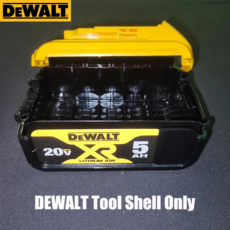 DEWALT Original Tool Shell DCB205 20V5.0Ah Lithium Battery Genuine Yellow Compact Housing