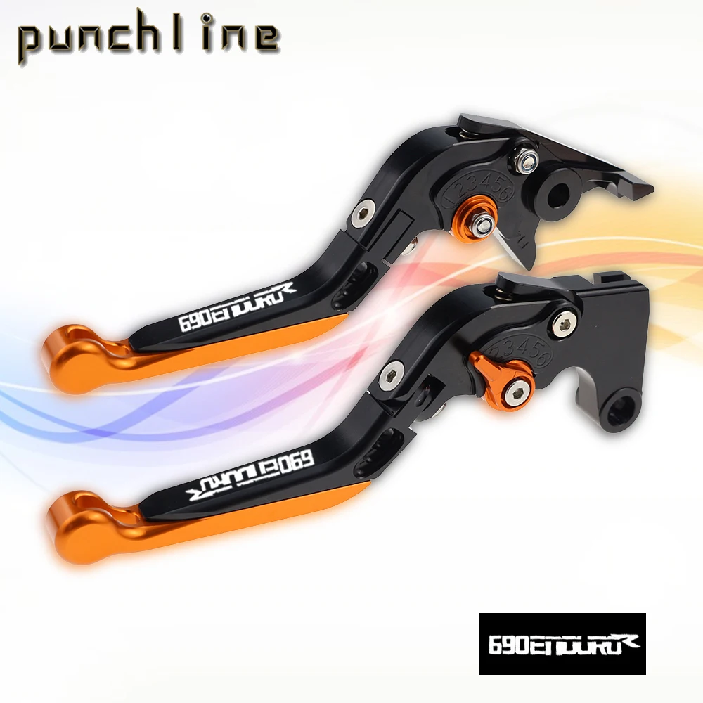 

Fit For 690 Enduro R 2014-2020 Motorcycle CNC Accessories Folding Extendable Brake Clutch Levers Adjustable Handle Set