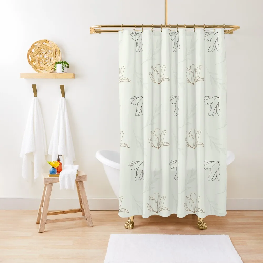 

Dainty Floral Pattern Shower Curtain Shower For Bathrooms Bathroom Deco Bathtub Curtain