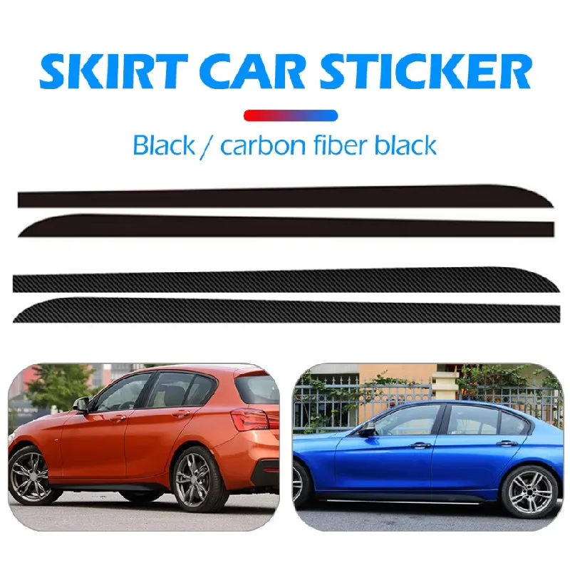 M Performance Decals Car Body Door Side Skirt Sticker For BMW 1 2 Series E81 E82 E87 E88 F20 F21 F52 F40 F22 F23 F45 F46 F44 G42