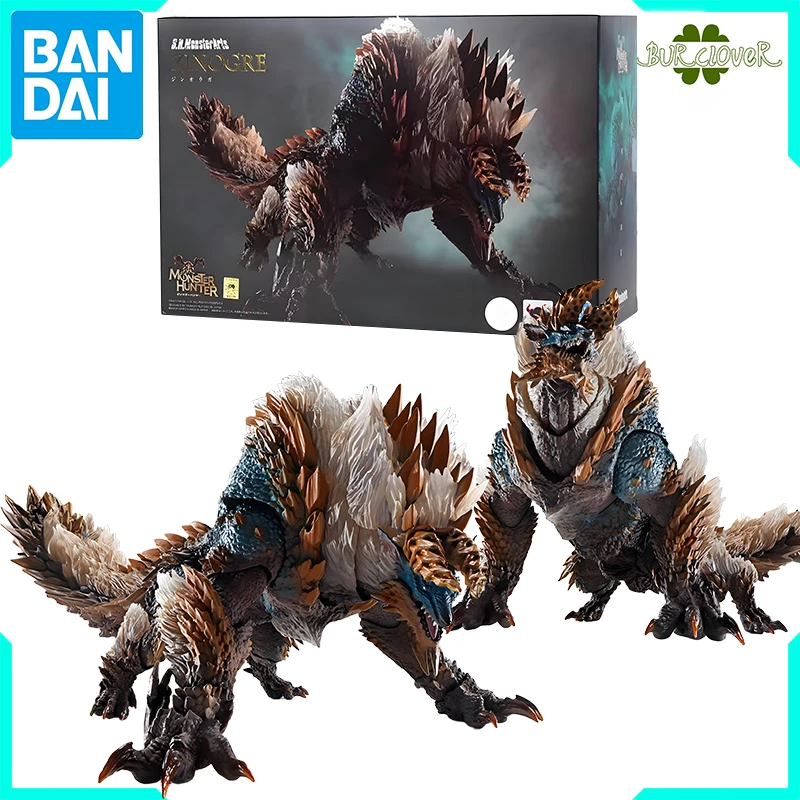 

BANDAI Original S.H.MonsterArts Series Monster Hunter Anime Game ZINOGRE Action Figure Toys Collectible Model Ornaments