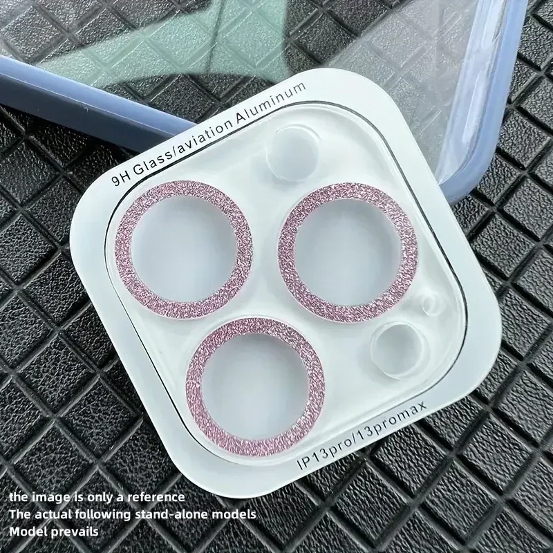 iPhone 17 16 15 Pro Max 12 Mini Plus 16 Pro 13Pro iPhone 15用 グリッターブリンブリンカメラレンズプロテクター 強化ガラスフルカバー