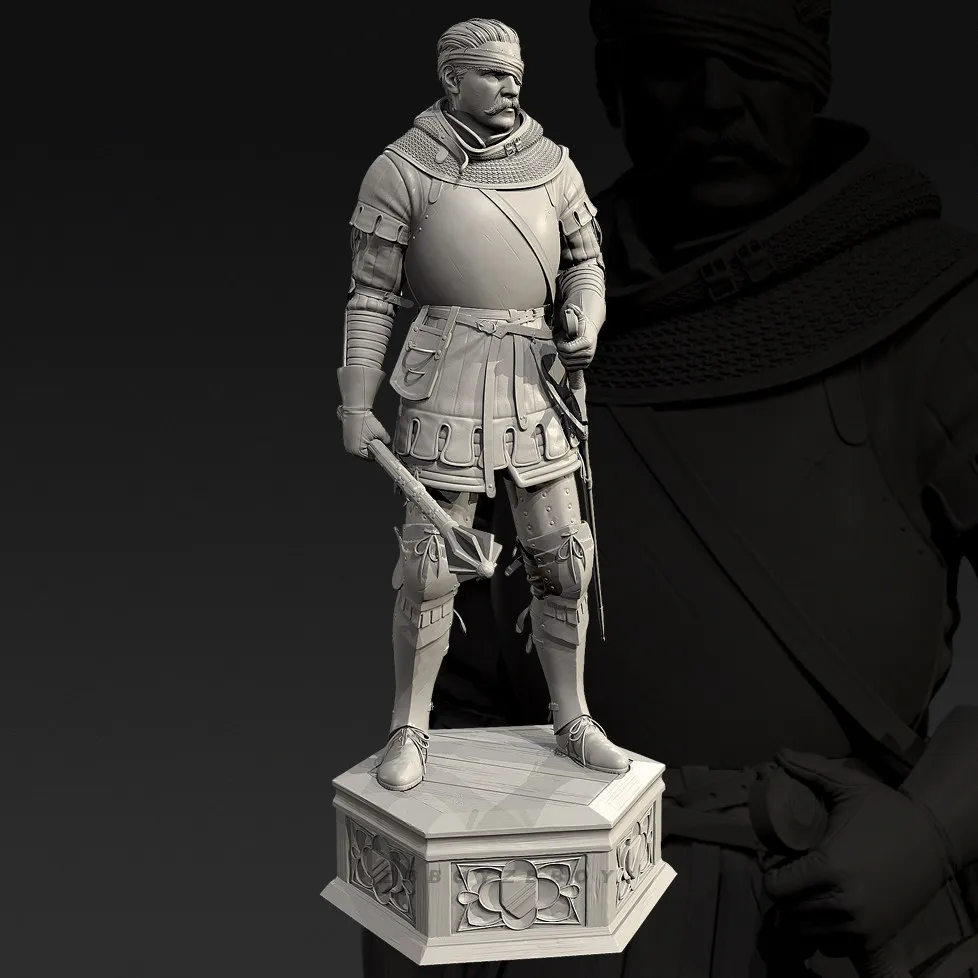 

The height of man 38mm 50mm 75mm Soldier resin model kit self assembling and coloring TD-7702/3D