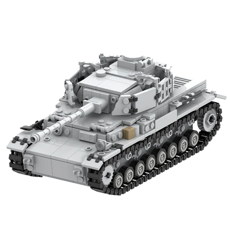 وحدات بناء MOC من الأسلحة العسكرية ، خزان هجوم Panzer IV ، طوب تجميع ، ألعاب ذاتية الصنع ، مجموعات هدايا عيد الميلاد