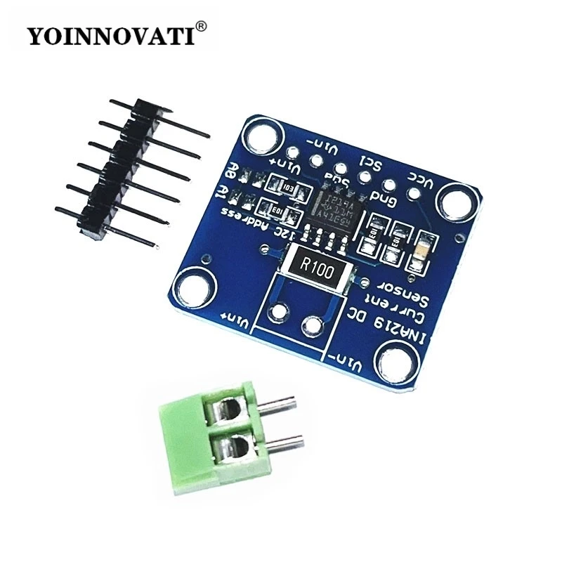 INA219 Bi-Directional DC Current Power Supply Sensor Breakout Module DIY 3V-5V IIC I2C Power Monitoring Sensor Module
