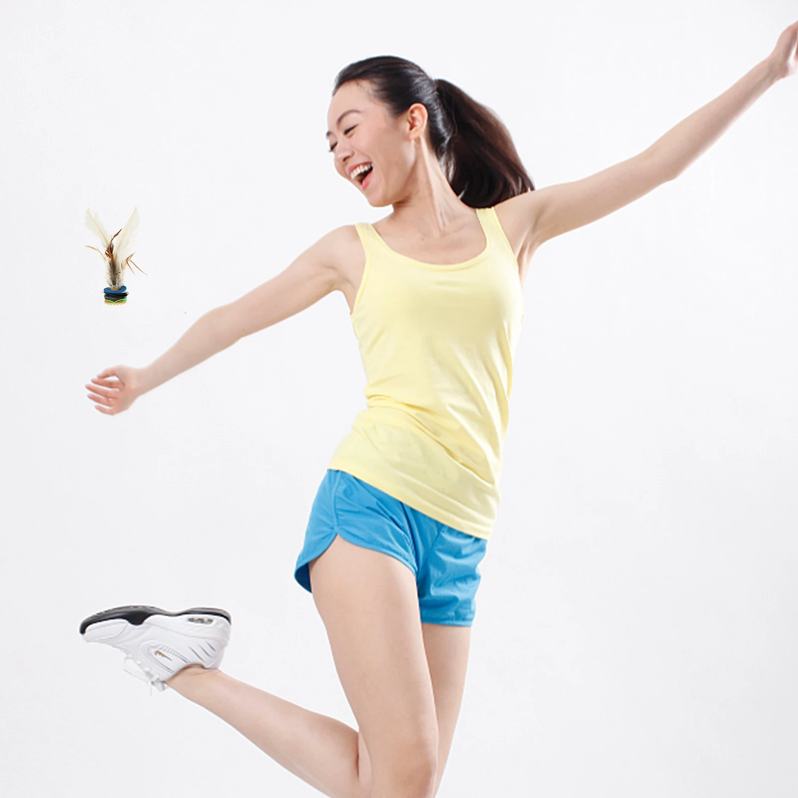 

10pcs Shuttlecocks Durable Premium Ideal Game White Leg Muscle Body Flexibility Shuttlecock Sport