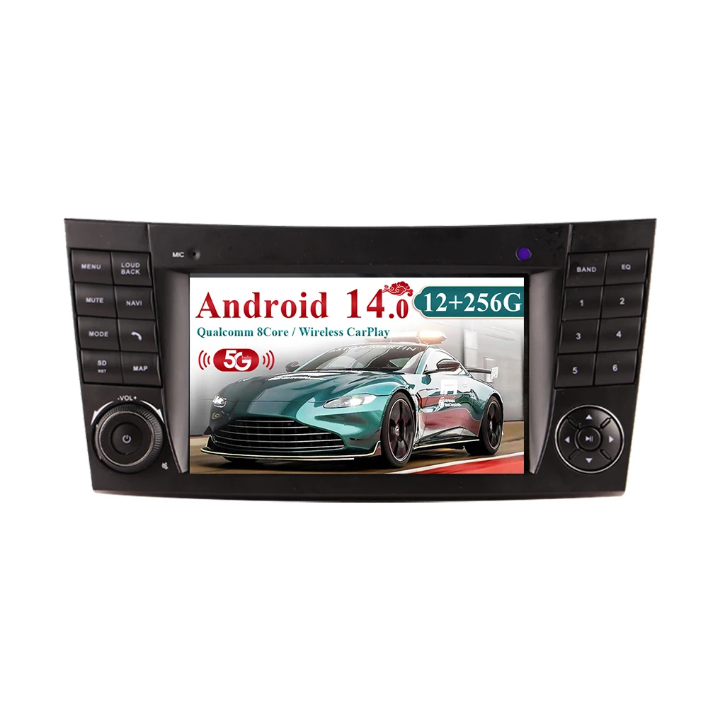 

7 inch Android 14.0 auto carplay For Mercedes-Benz E-Class 2005-2008 Car Multimedia Player GPS navigation touch screen Head Unit