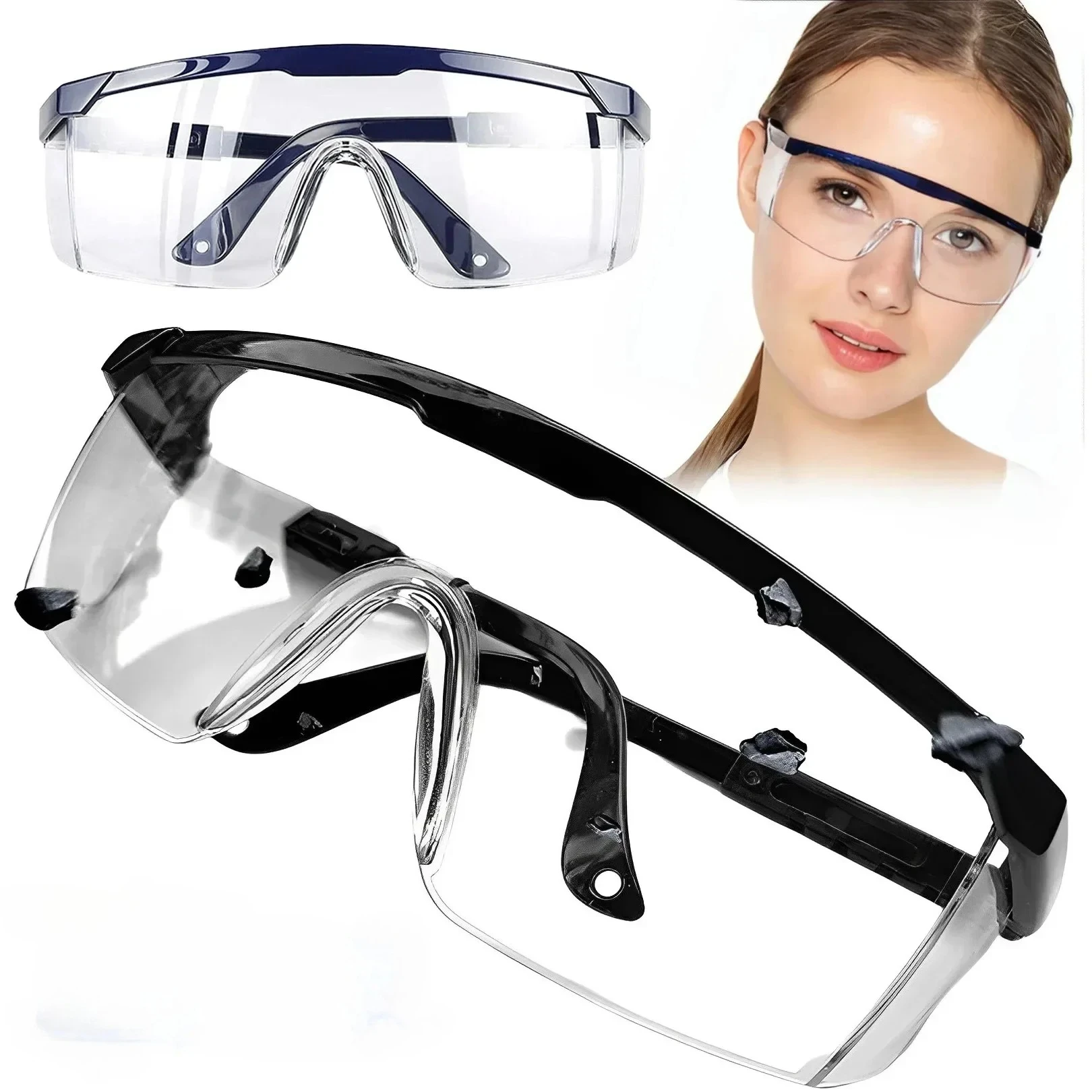 Lunettes de sécurité pour l'équitation et l'industrie – Protection oculaire coupe-vent et anti-poussière pour cyclistes et professionnels
