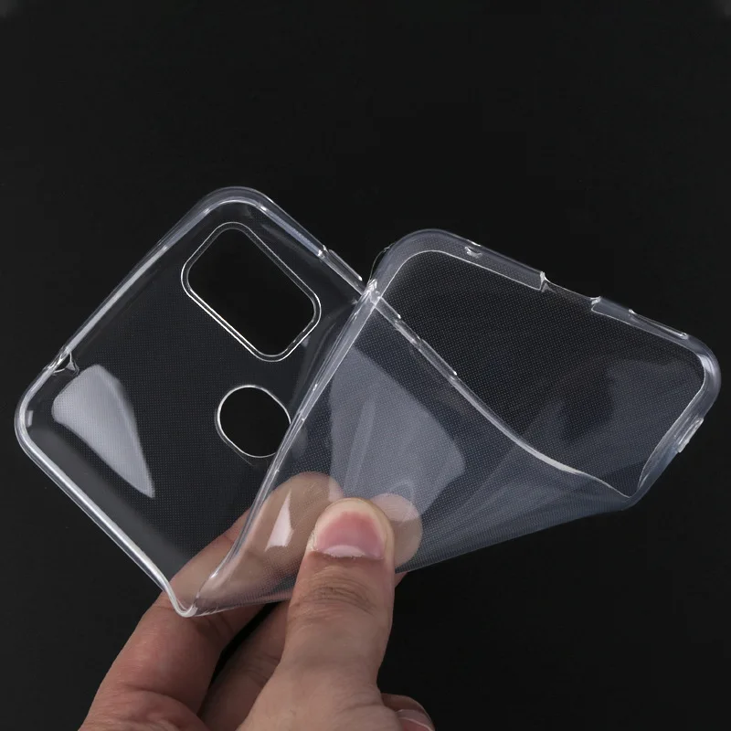 Soft TPU Phone Case for ZTE Blade A7s 2020 Optus X P650 Pro Clear Black Cover Silicone Back Shell Protective Soft Cover