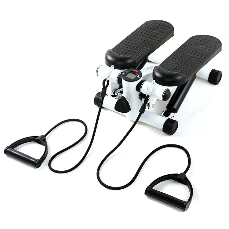 Bicycle Foldable Pedal Stepper Fitness Machine Slimming Treadmill Workout Step Aerobics Home Gym Mini Stepper Exercise Equipment