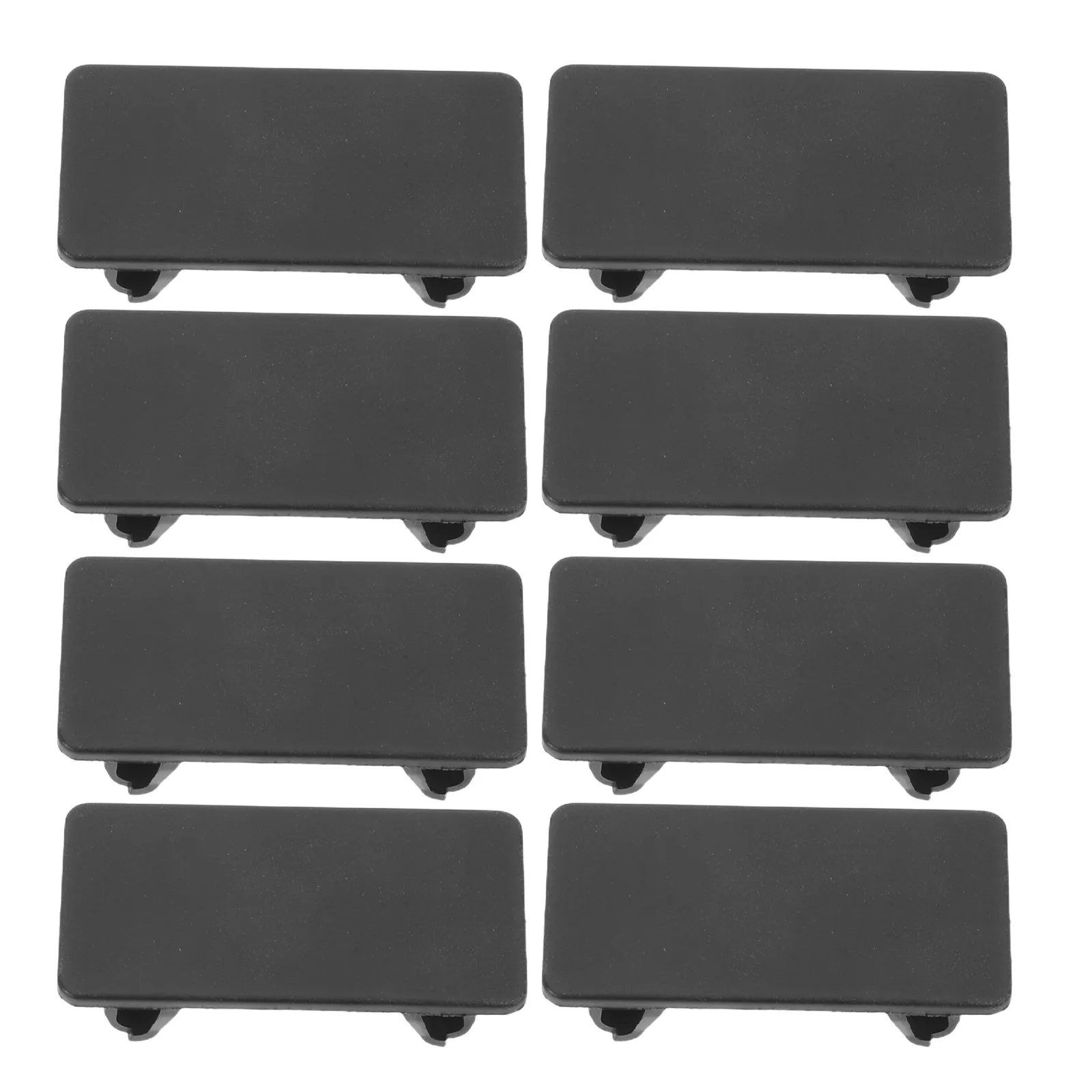 8Pcs Black ABS Rocker Switch Panel Hole Plugs Rectangular 48x24x12.5mm Snap-in Blank Covers for Automotive Marine Atv Utv Heavy