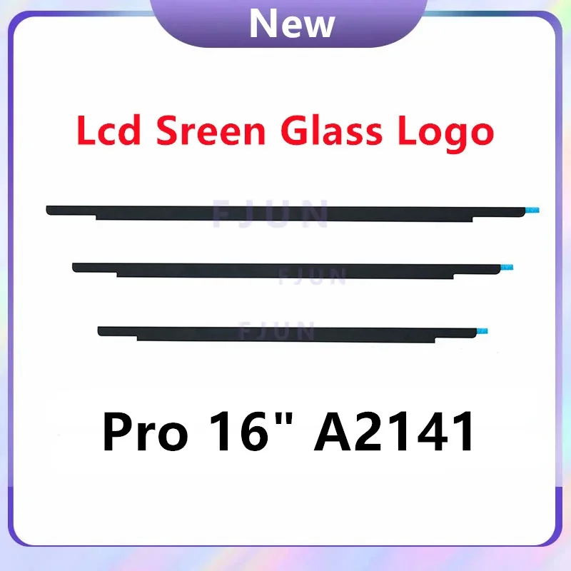 New Grey Silver LCD Screen Glass Trim Logo Bezel Front Display Cover For MacBook Pro 16