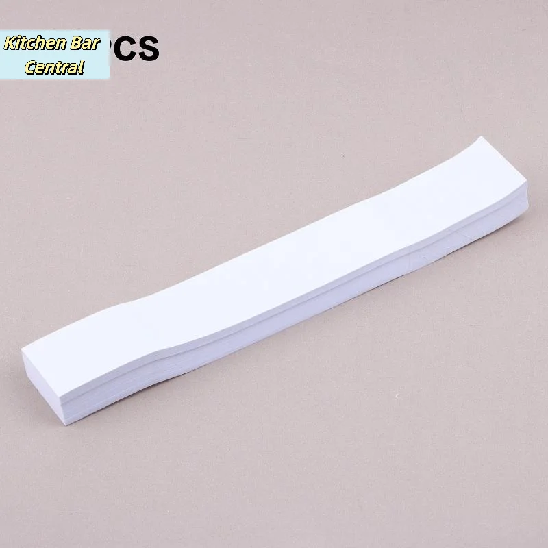 【100Pcs Money Bands Self-adhesive Tear Resistant Self Sealing Cash Straps White Money Wrappers For Supermarkets】
