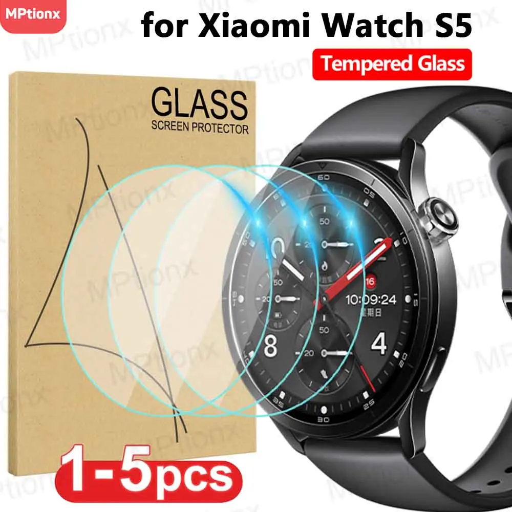 Tempered Glass for Xiaomi Watch S5 Smartwatch Screen Protector Durable HD Anti Scratch Film for Xiaomi Watch S5 Accessories