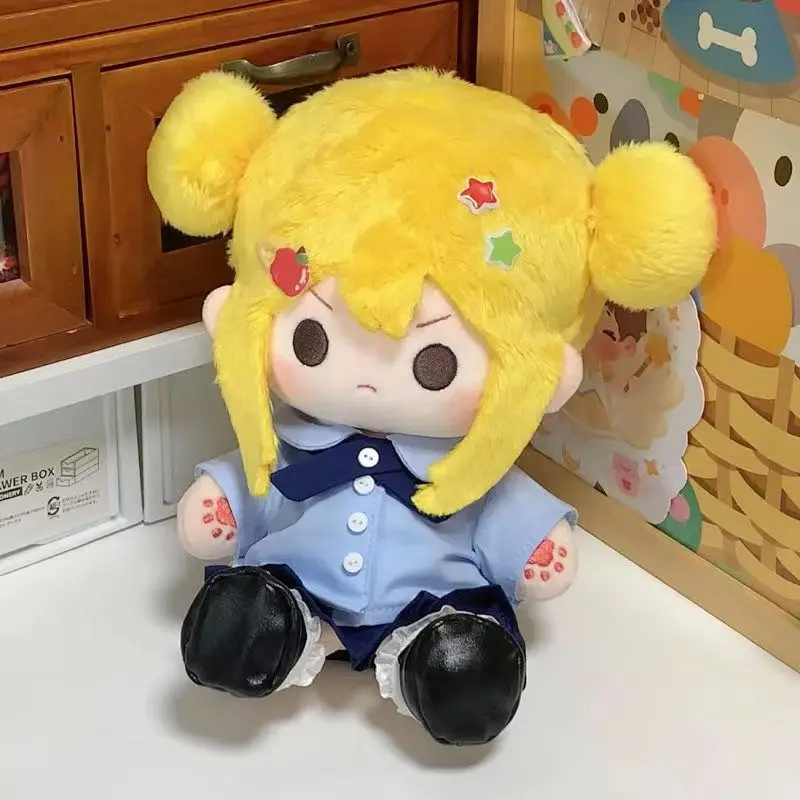 20cm Lucy Heartfilia Anime rysunek cosplay pluszowy element ubioru bawełniana lalka zabawki dla dzieci Cartoon kolekcjonerskie zabawki prezentowe