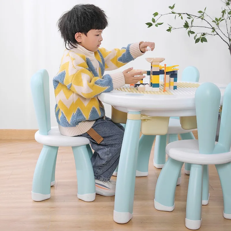 Children's furniture, building block table, party table, playing with water, painting, painting, reading and learning