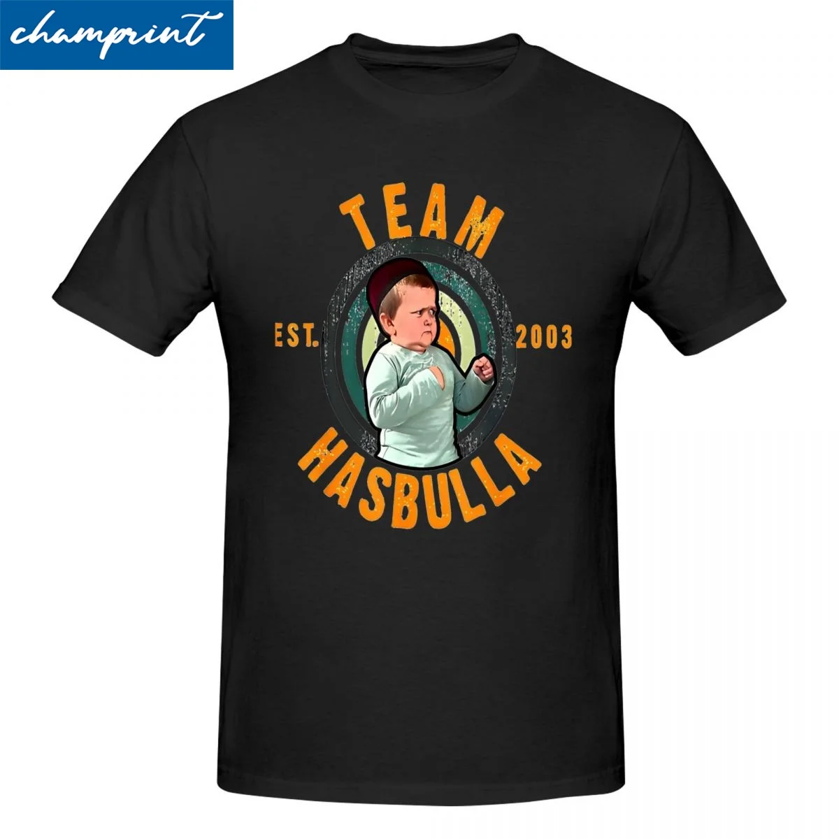 

Men Women Funny Hasbulla Hasbullah Smile T Shirts 100% Cotton Clothing Funny Short Sleeve O Neck Tee Shirt Printing T-Shirts