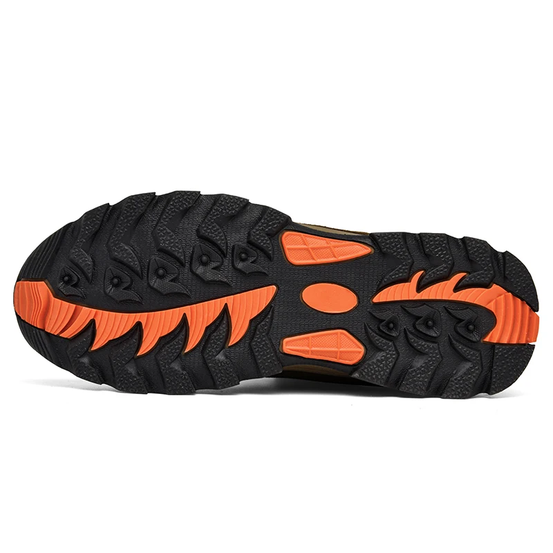 Autumn Winter Men Suede Hiking Shoes Trekking Outdoor Shoes Mountain Sneakers Trek Tracking Climbing