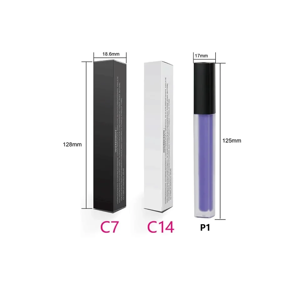 Vegan Moisture Lip Gloss Makeup Private Label Matte Liquid Lipstick Nude Lipgloss Custom Logo Wholesale