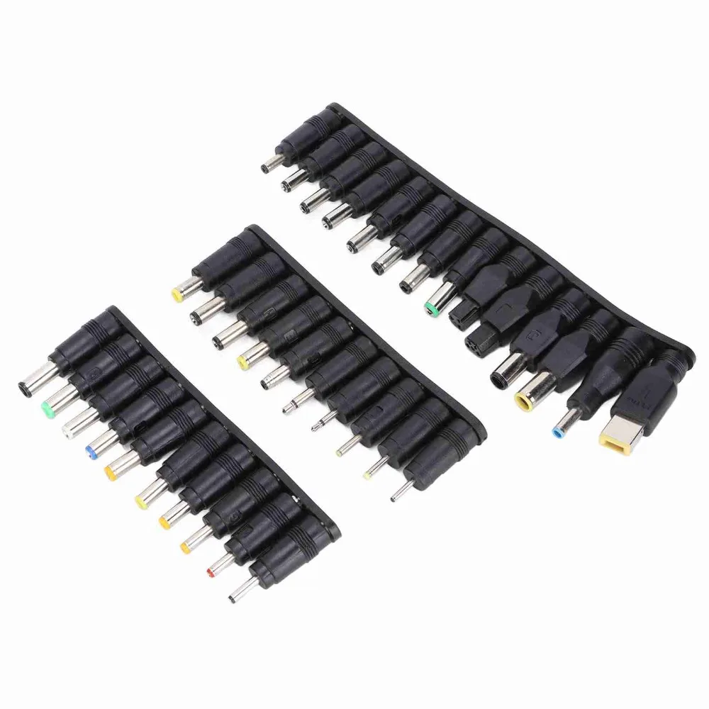 

34PCS Multi-Purpose 5.5mmx2.1mm DC Power Plugs Universal Practical Power Connector Adapter Power Adapter Connector Laptop Power