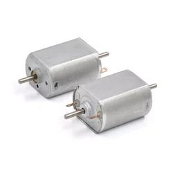 1PC Mini 5-Pole Rotor 130 Carbon Motor DC 12V-24V 21000RPM High Speed Dual Shaft Strong Magnetic for RC Car Rail Train Boat Toy