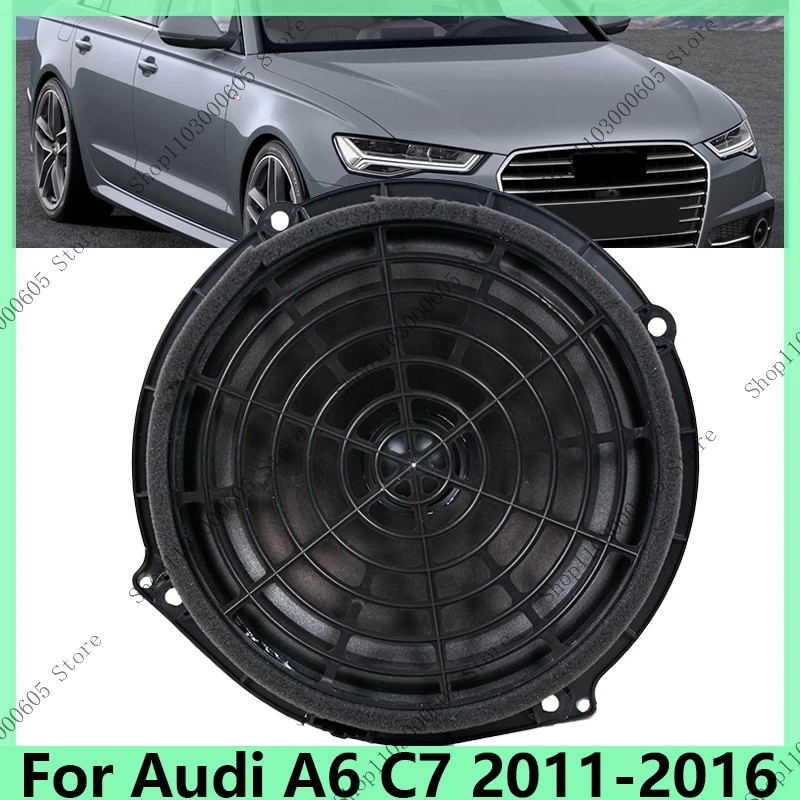 

For Audi A6 C7 2011 2012 2013 2014 2015 2016 Auto Front Rear Door Speaker Middle Bass Horn Trumpet 4G2035415 4G1035411