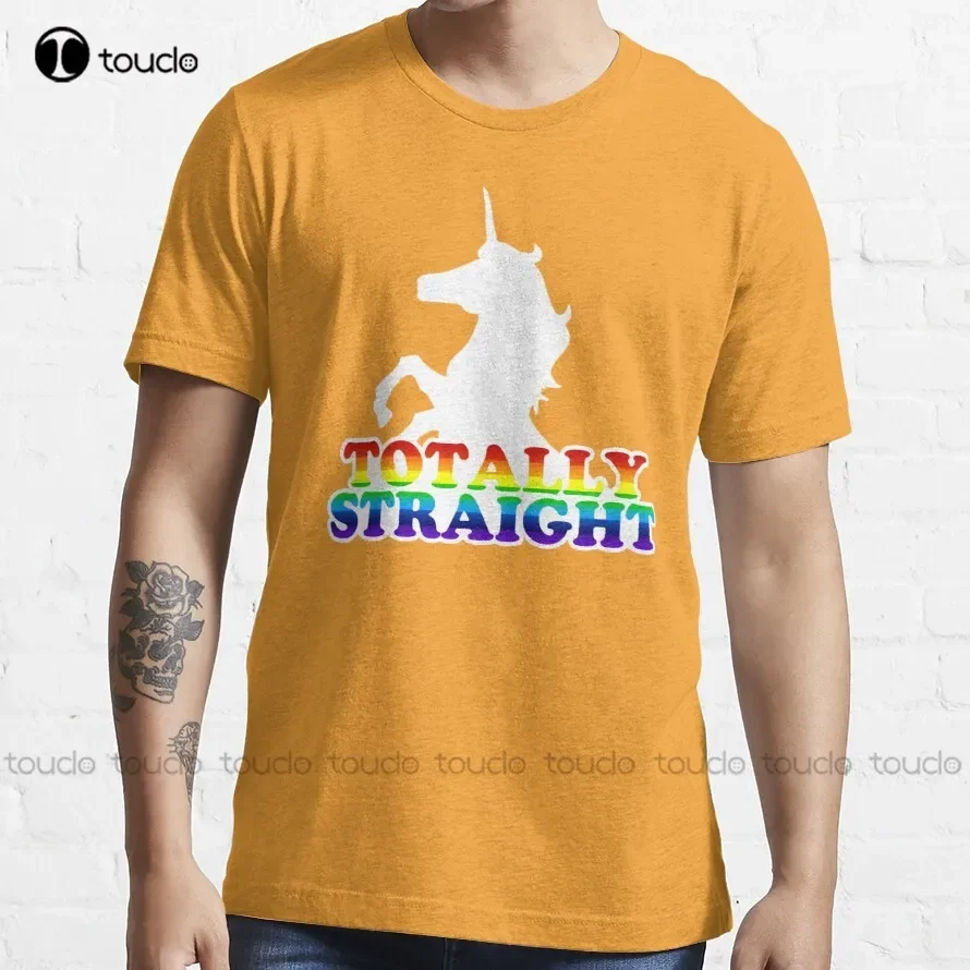 

Футболка Totally Straight Unicorn Johnny Knoxville Jackass, футболки с аниме, футболки унисекс для взрослых и подростков, футболки с цифровой печатью