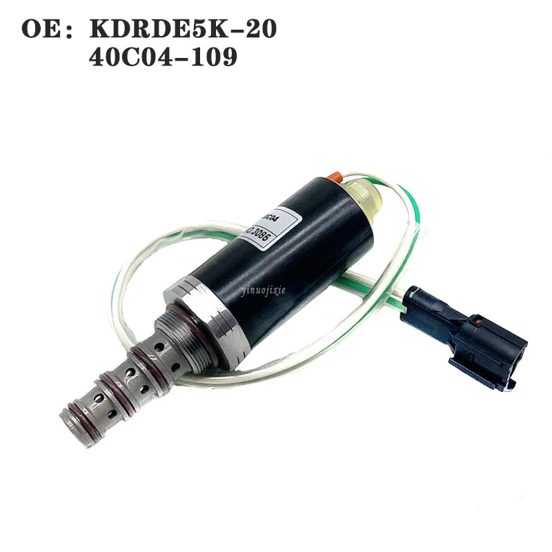 Sany SY75 135 215 210B مضخة هيدروليكية صمام الملف اللولبي صمام تخفيض الضغط الأمان KDRDE5K-20/40C04-109