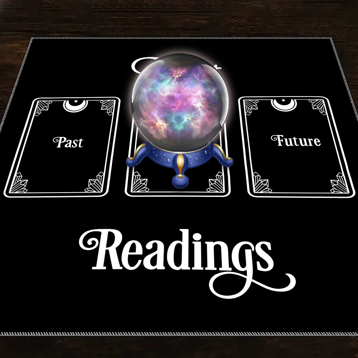 1 Stück Tarot-Tischdecke, keltisches Kreuz-Tarot-Tischdecke für Wahrsagereien, geheimnisvolle Tischdecke zur Altardekoration – Detail 20