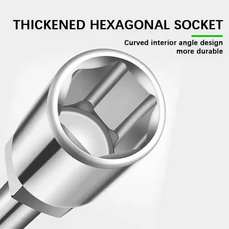 مجموعة مفاتيح ربط على شكل حرف T مكونة من 14 قطعة، مفتاح ربط متعدد المواصفات، أداة عملية لصيانة السيارات