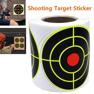Self-adhesive stickers, target paste, splash paper, amplifier, reactivity, splatter, practice, 1 roll, 100, 200pcs Main Main Sales Sport Shooting - №1