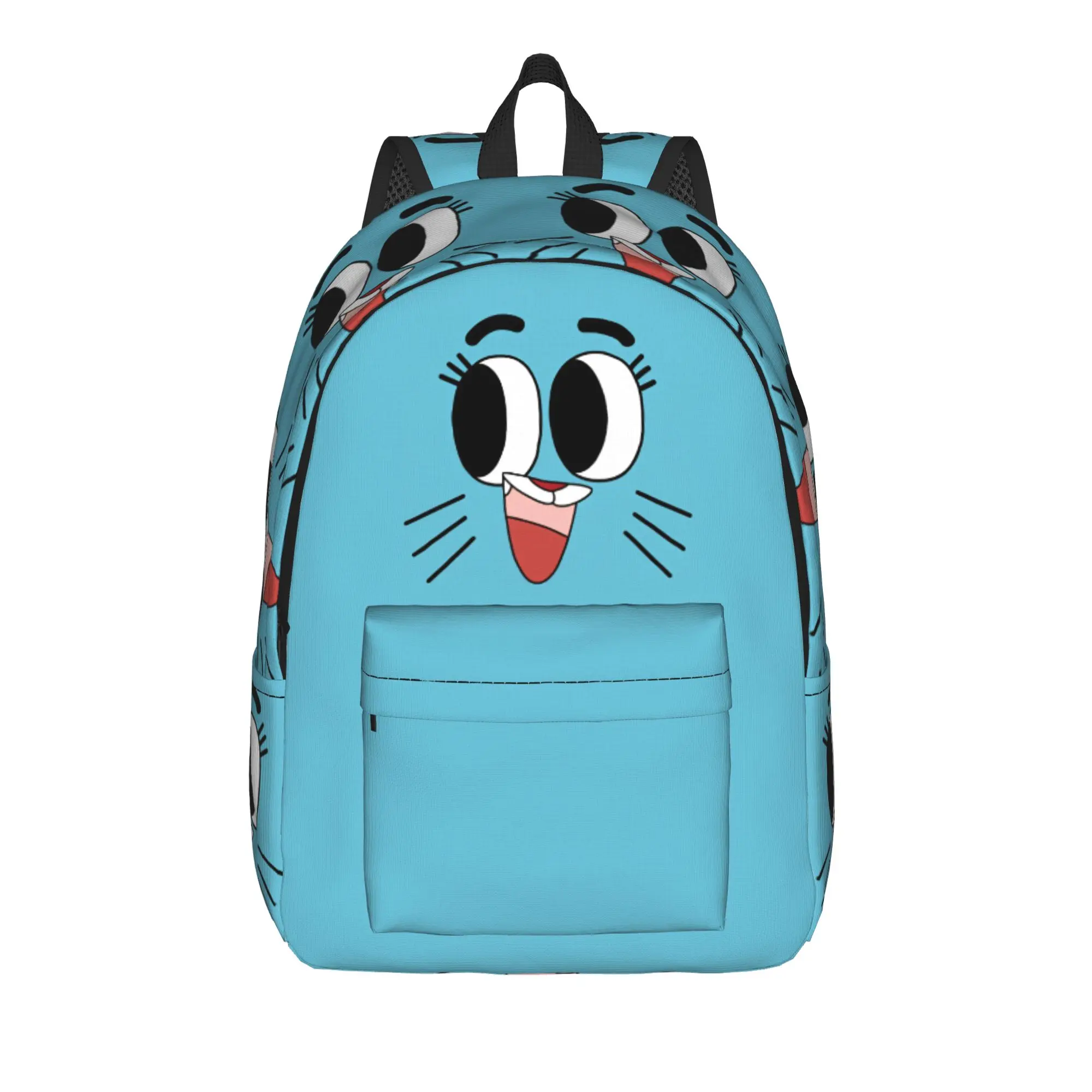 Gumball Gum Ball Watterson Amazing Cartoon  Backpack  University Backpacks Girl Pretty School Bags Custom Soft Rucksack